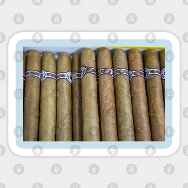 Cuba. Havana. Lots of Cigars. Sticker by vadim19